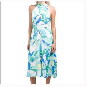 Tahari ASL Tie Neck Dress NWT 12